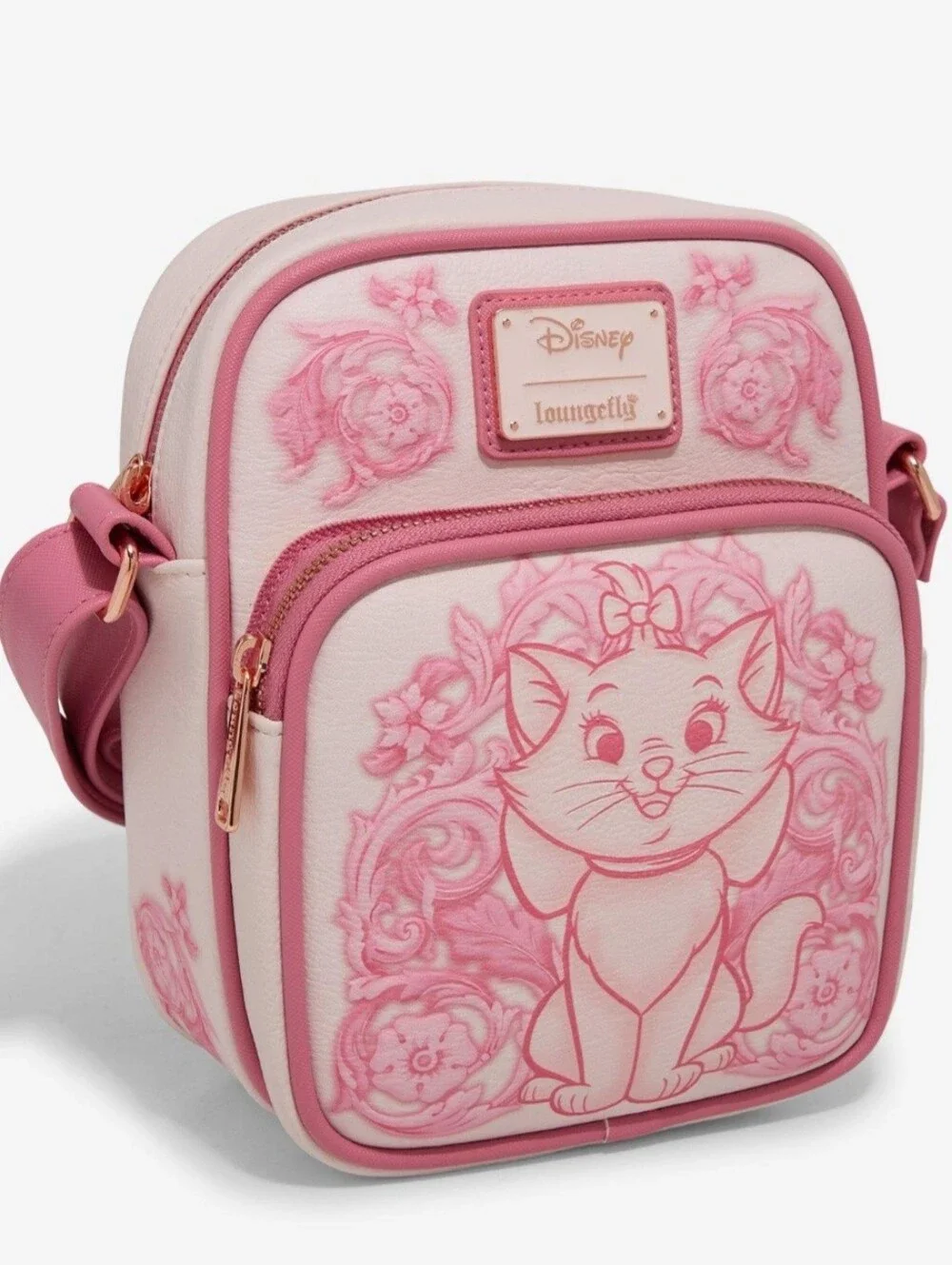 Loungefly Disney The Aristocats Marie Tonal Carving Crossbody Bag